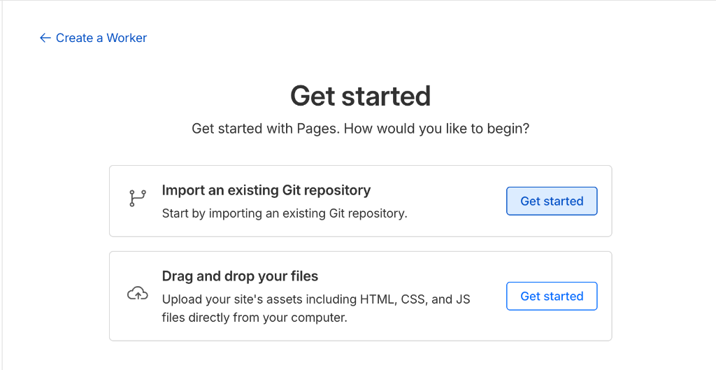 Cloudflare Get Started