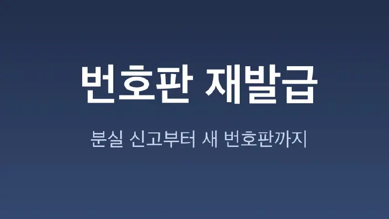 테슬라 번호판 분실 재발급 절차와 필수 변경 사항 (#4)
